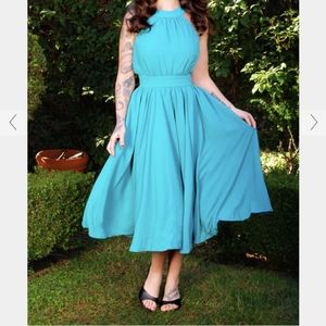 Maybelle Gathered Swing Dress